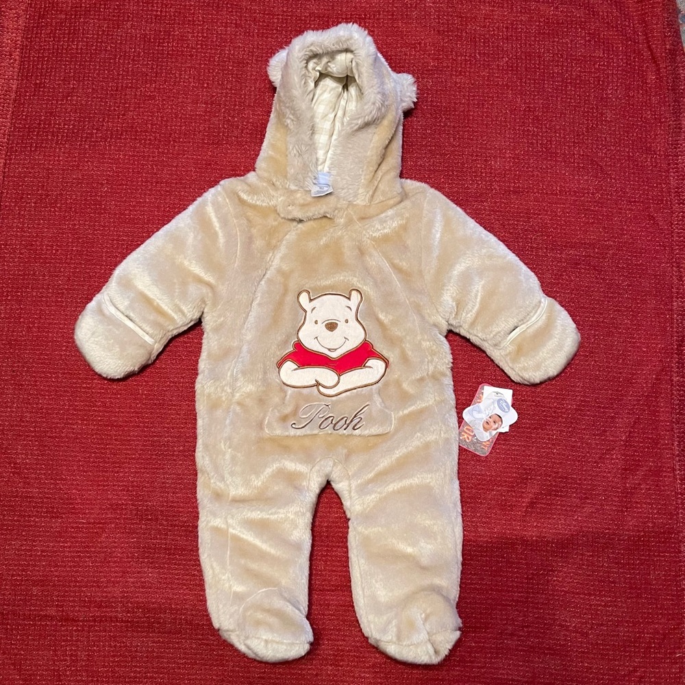 Disney Winnie The Pooh Bear Baby Snowsuit